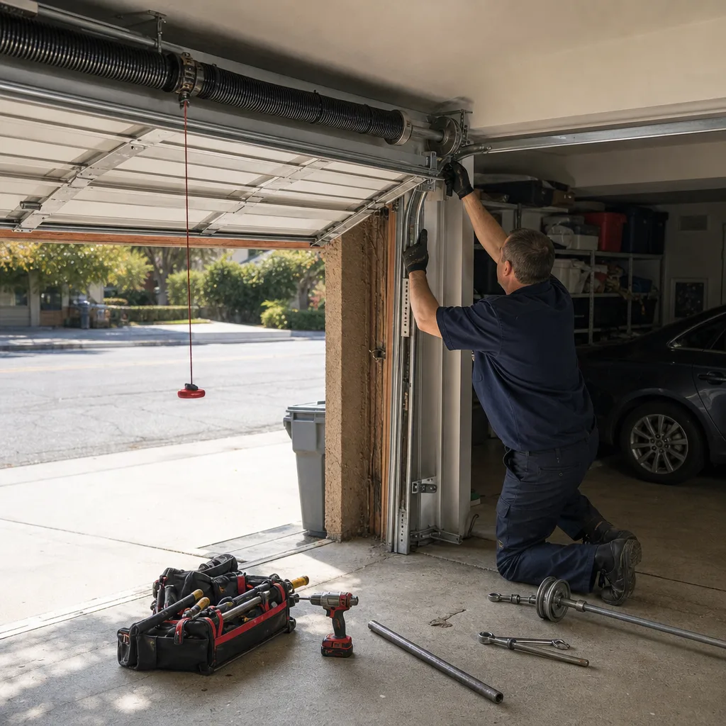 Garage Door Cable Repair in Porter Ranch